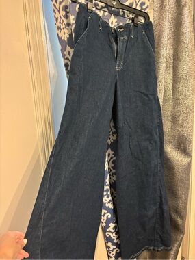 Closed Dark Blue Wide-Leg Jeans size 26 worn twice